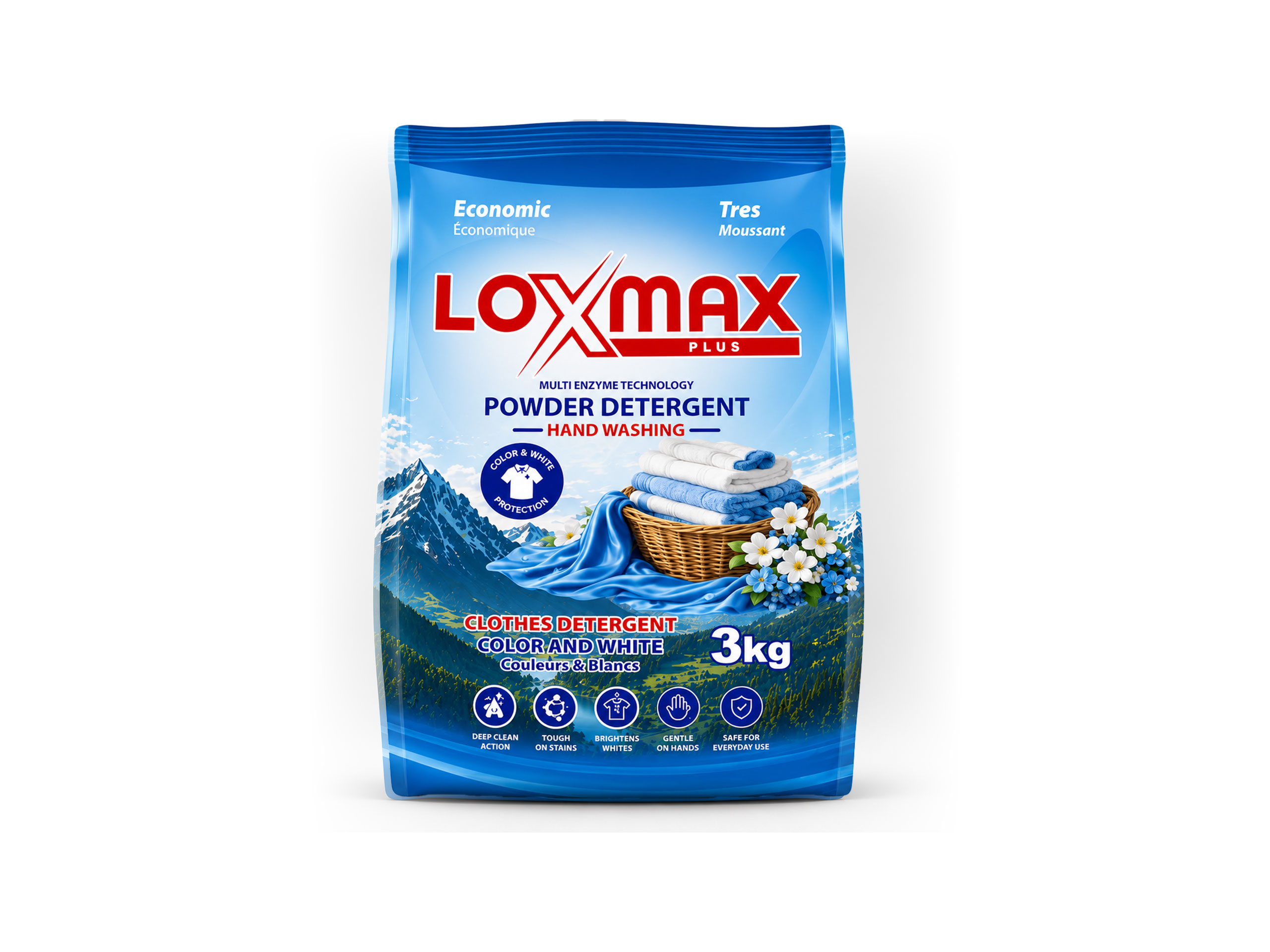 Loxmax Plus Elde Yıkama Toz Deterjan 3 Kg | Loxmax | Profesyonel Temizlik ve Hijyen Ürünleri Üreticisi | Endüstriyel Çamaşır Suları, Güçlü Yüzey Temizleyiciler, Lavabo ve Gider Açıcılar, Etkili Bulaşık Yıkama Ürünleri ve Tamamlayıcı Temizlik Çözümleri ile Türkiye Geneli Kaliteli Üretim ve Güvenilir Tedarik